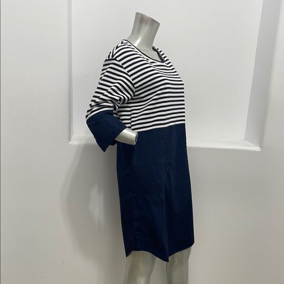 COS Navy and White Striped Tunic Dress Size M - Picture 4 of 12